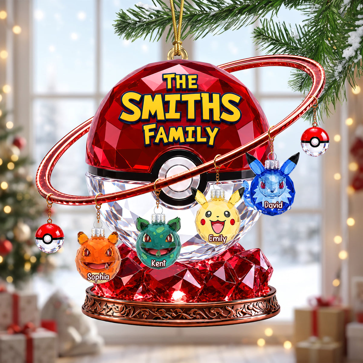 Creature Family Christmas Ornament - Personalized Gifts For Family 06ohqn030926
