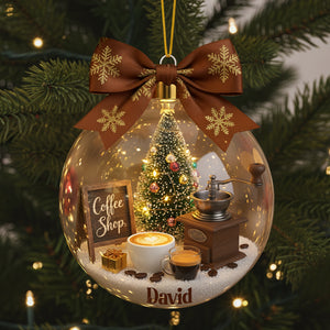 Vintage Coffee Ornament - Personalized Gifts For Coffee Lovers 01palu041125-Homacus