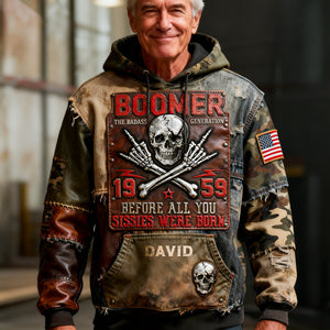 Vintage & Proud Boomer 3D Hoodie - Personalized Gift For Boomer Generation 01NALU240226-Homacus