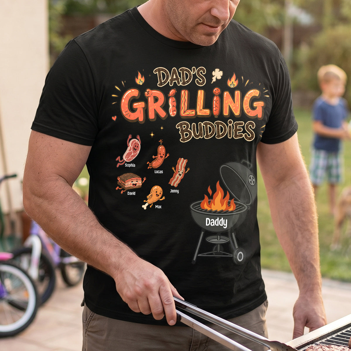 Fun Diving Into Dad Grill Shirt - Personalized Gifts For Grilling Dads 02QHTN270526-Homacus