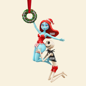 Personalized Gifts For Christmas, Naughty Couple Acrylic Ornament 04ohta061025-Homacus