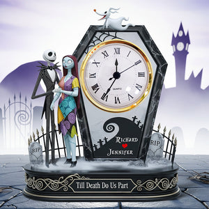 Spooky Couple Desk Clock Plaque - Personalized Gifts For Couple 03ohqn170625-Homacus