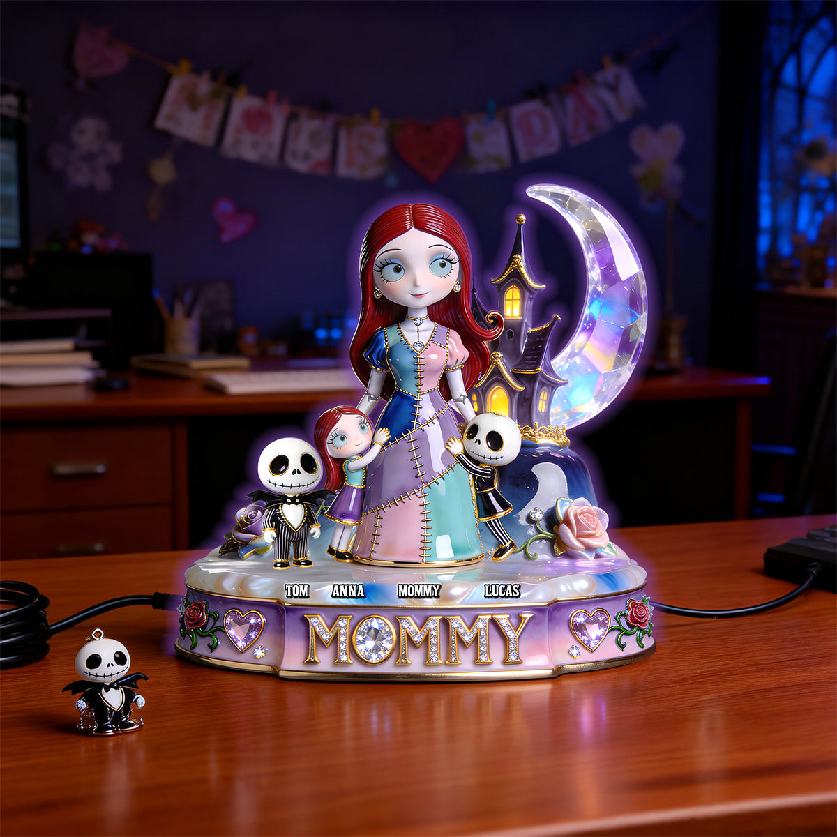 Dark Fantasy Mom & Kids Light Box - Personalized Gift For Mothers 02pgtn200426-Homacus