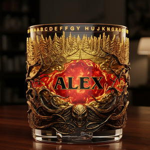 Personalized Gifts For Fantasy Series Lovers Round Glass 03natn281025-Homacus