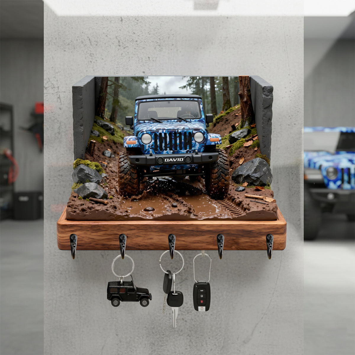 Trail Mud Master Acrylic Key Hanger - Personalized Gifts For Off-Road Car Lovers 04tolu191225-Homacus