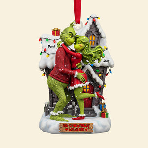 Green Couple Ornament - Personalized Gifts For Couple 01natn190825-Homacus