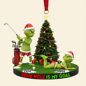 Your Hole Is My Goal Christmas Ornament Personalized Gifts 01HYDT211125-Homacus