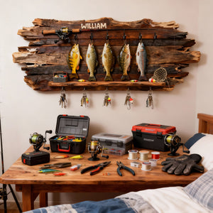 Fishing Lover Acrylic Key Hanger - Personalized Gifts For Fishing Lover Key Hanger 06KILU140126-Homacus