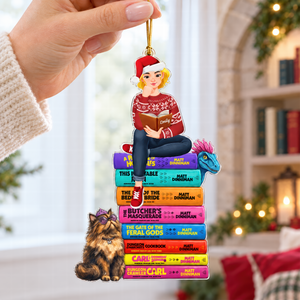 Mystical Bookish Adventure Ornament - Personalized Gift For Book Lovers 03HUQN081026PA-Homacus
