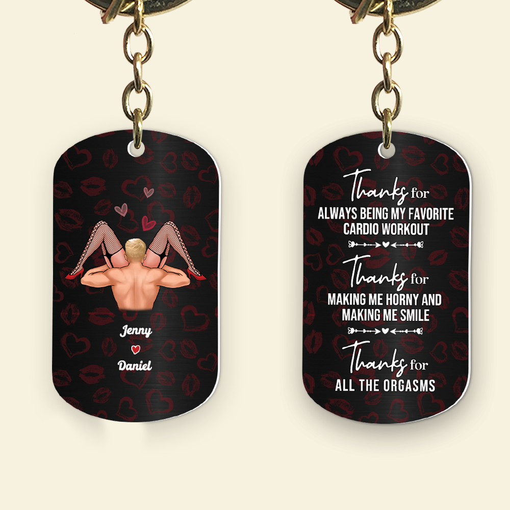 Personalized Gifts For Naughty Couple Keychain 01ohpu050425-Homacus