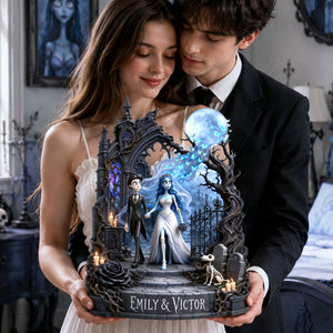 Eternal Love Acrylic Plaque - Personalized Gifts For Couples 02halu150826