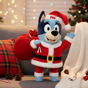 Happy Santa Christmas Pillow Personalized Gifts 06PADT101125-Homacus