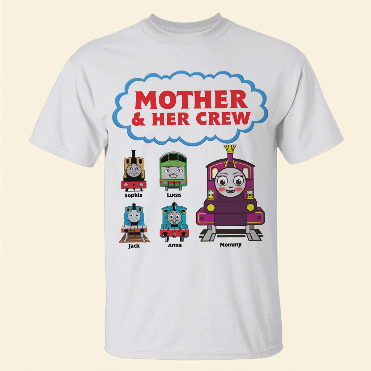 Personalized Gifts For Mom Shirt 03ohtn180325 Mother And Her Crew-Homacus