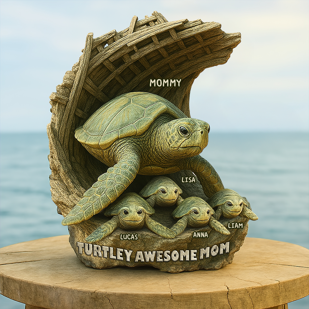 Personalized Gifts For Mom Acrylic Plaque, Turtley Awesome Mother 03tgpu050425-Homacus