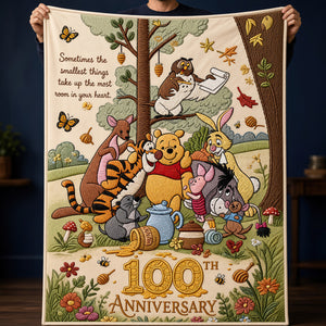 100th Anniversary Childhood Cartoon Blanket - Personalized Gifts For Christmas Blanket 03PADT021026-Homacus