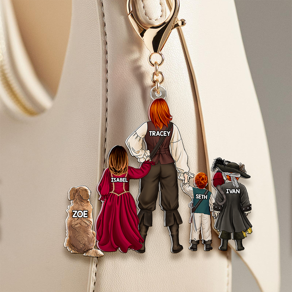 Personalized Gifts For Pirate Mom Keychain 01QHHU220225PA-Homacus