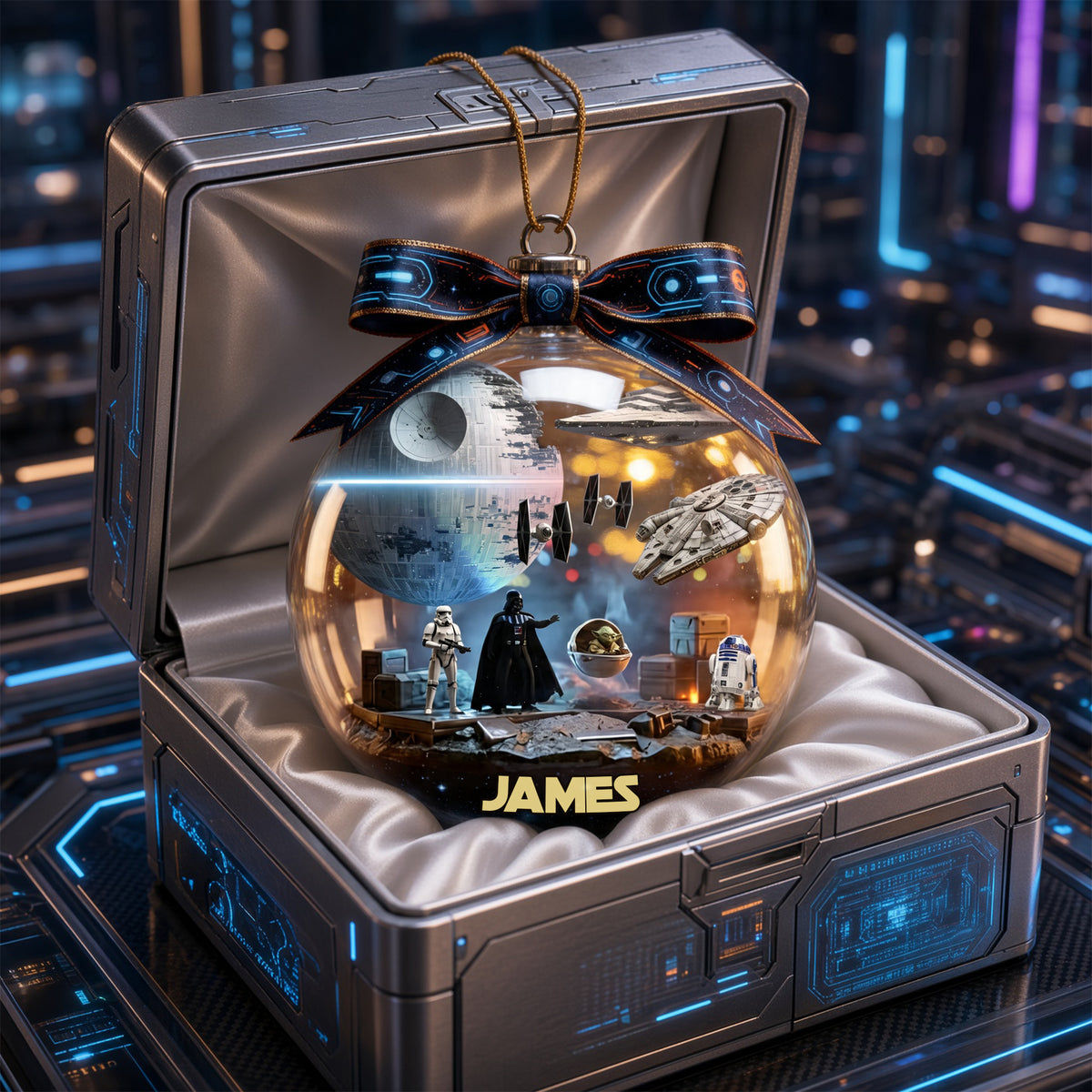 Space Scene Ornament - Personalized Christmas Gifts For Space Lovers 01OHLU200826-Homacus