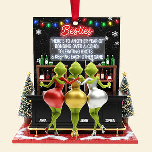 Personalized Gifts For Best Friends Christmas Ornament 04natn180925-Homacus