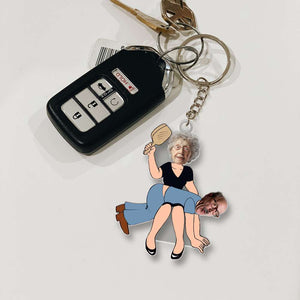 Custom Photo Gifts For Funny Couple Keychain 01OHMH141224-Homacus
