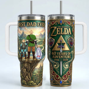 Legendary Adventure Dad 40oz Tumbler - Personalized Gifts For Father's Day Tumbler 021NATN050326HG-Homacus