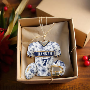 Personalized Christmas Holiday Sports Jersey Ornament 05PGLU021025-Homacus
