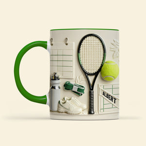 Match Day Tennis Coffee Mug - Personalized Gift For Tennis Players 05HYQN050126-Homacus