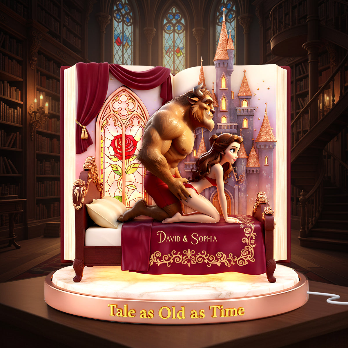 Flirty Fun Couple Light Box - Personalized Gift For Couples 04OHLU261125