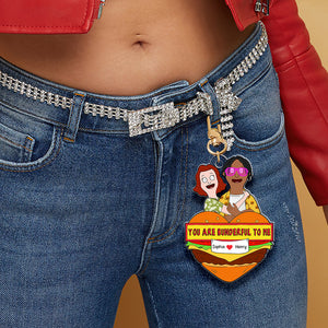 Personalized Gifts For Couple Keychain 01toqn170225hg-Homacus