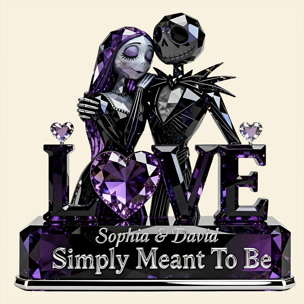 Spooky Couple Light Box Personalized Gifts For Couple 06TODT311225-Homacus