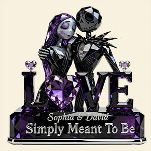 Spooky Couple Light Box Personalized Gifts For Couple 06TODT311225-Homacus