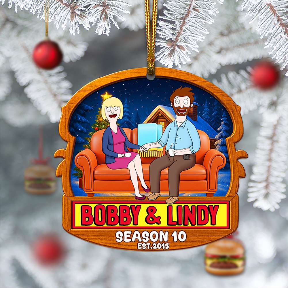 Griddle Love Couple Christmas Ornament - Personalized Anniversary Gifts For Couple 06OHLU130825PA-Homacus