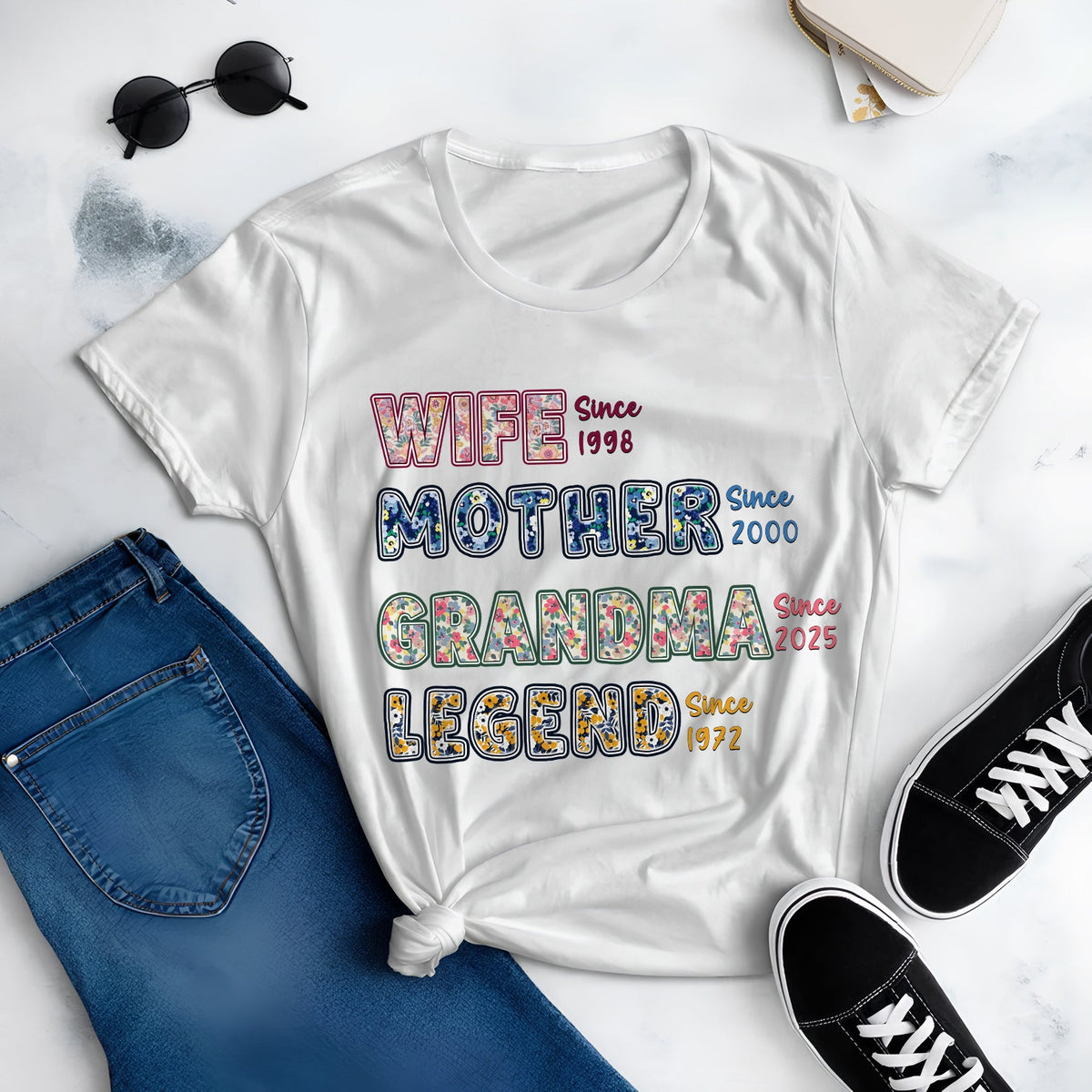 Custom Year Mom Shirt - Personalized Gift For Mom 03XQLU260325-Homacus