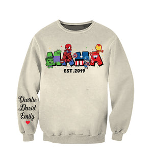 Personalized Gifts For Mom Shirt Mama Cartoon 01OHQN220325-Homacus