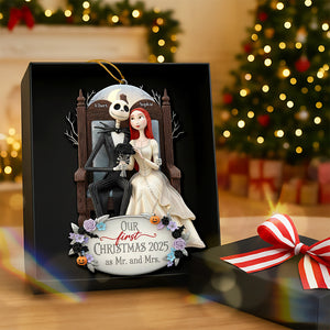 First Christmas Together Acrylic Ornament - Personalized Gifts For Couple 04TOQN011125-Homacus