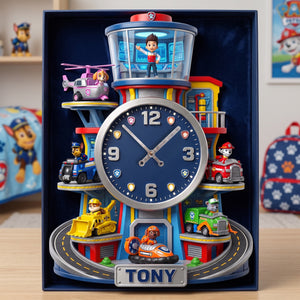 Back To School Gifts For Kids - Personalized Acrylic Hanging Wall Clock 05halu270726