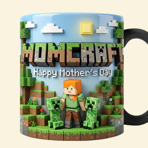 Pixel Mom & Mini Crew Magic Mug - Personalized Gifts For Mothers 01natn110426-Homacus