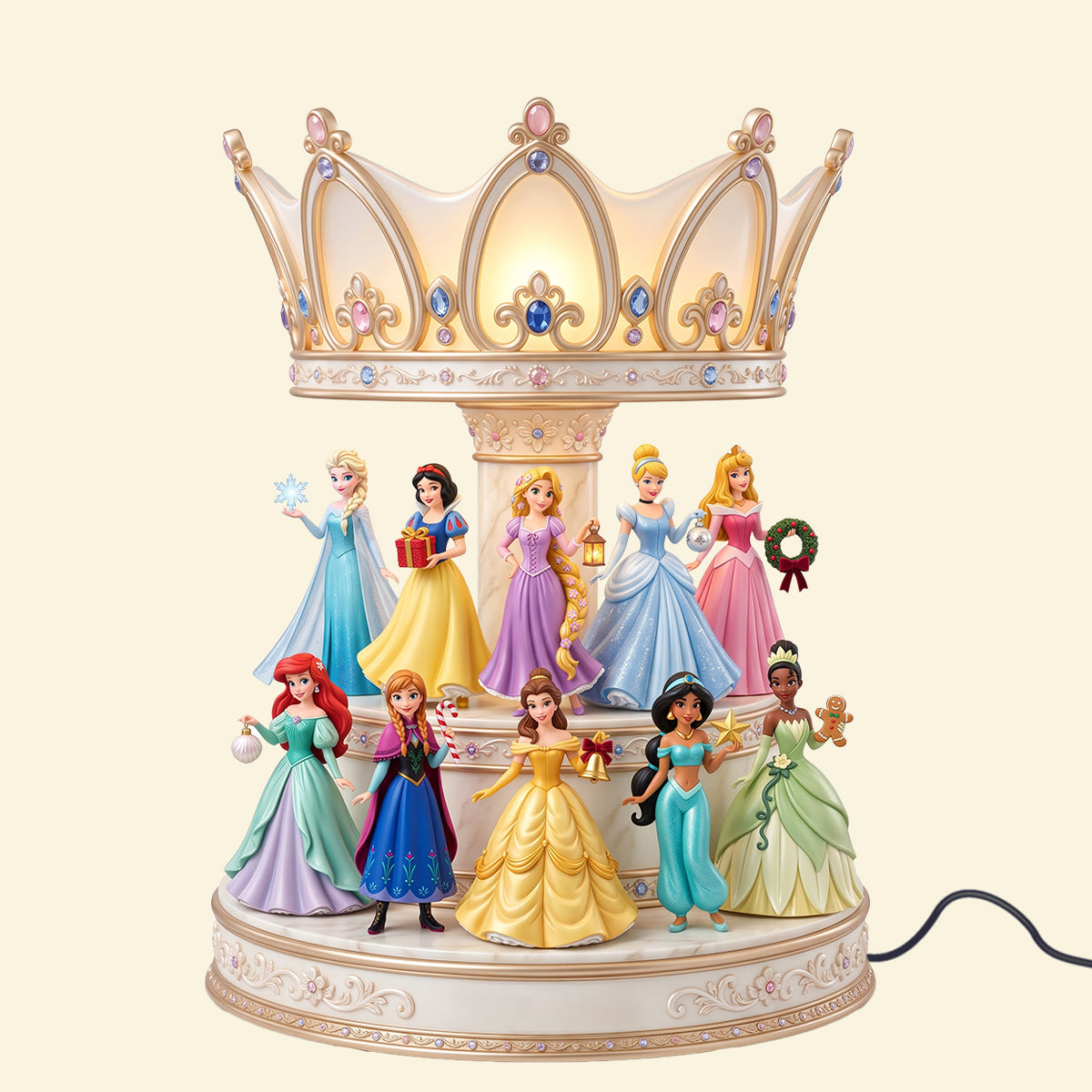 Lovely Fairy Tale Princesses Light Box - Personalized Christmas Gifts 09natn211026-Homacus