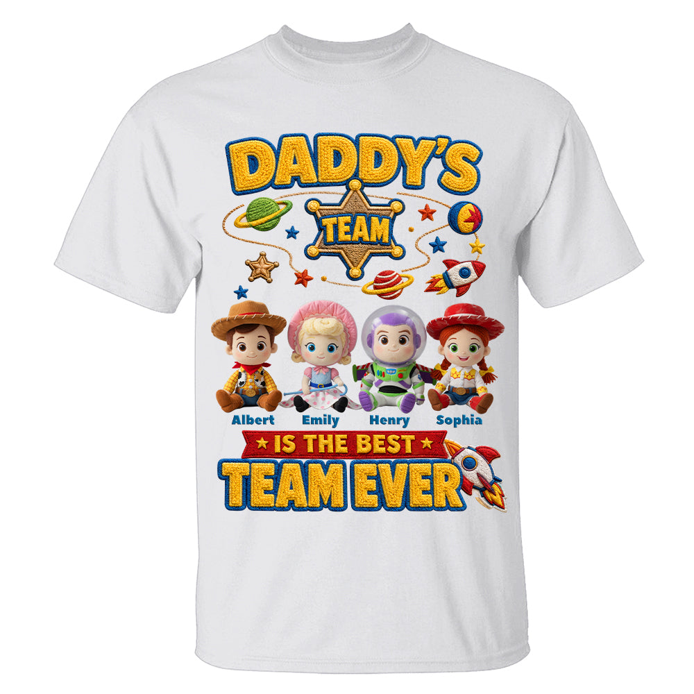 The Best Team Ever Shirt - Personalized Gifts For Dad 01paqn160526-Homacus
