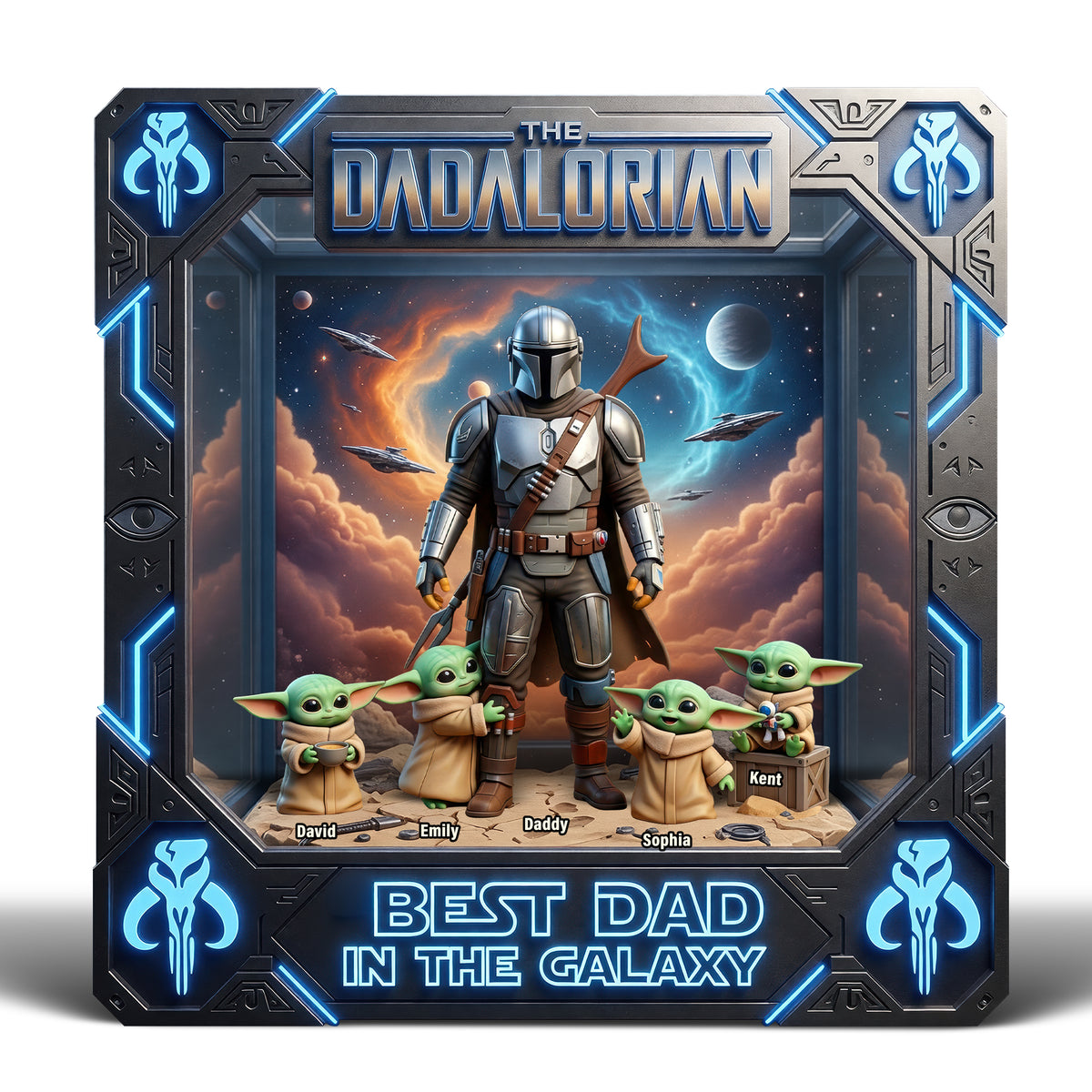 Our Main Man Acrylic Plaque - Personalized Gifts For Dad 02TOQN210526-Homacus