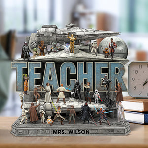 Personalized Gifts For Teacher Acrylic Plaque, Best Teacher In The Galaxy 05QHQN260525-Homacus