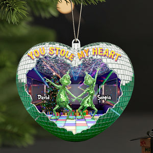 Couple Disco Christmas Ornament Personalized Gifts For Couple 02TGDT120925-Homacus