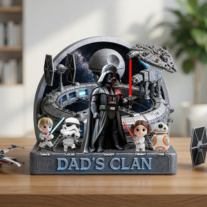 Conquer With Dad Acrylic Plaque - Personalized Gifts For Dads 04QHTN250426-Homacus