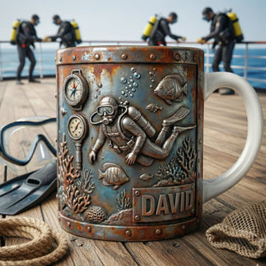 Ocean Adventure Coffee Mug – Personalized Gifts For Scuba Diving Lovers 04tglu151225-Homacus