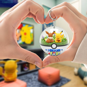 Cartoon Couple Keychain - Personalized Gifts For Couple 03ohqn250725-Homacus