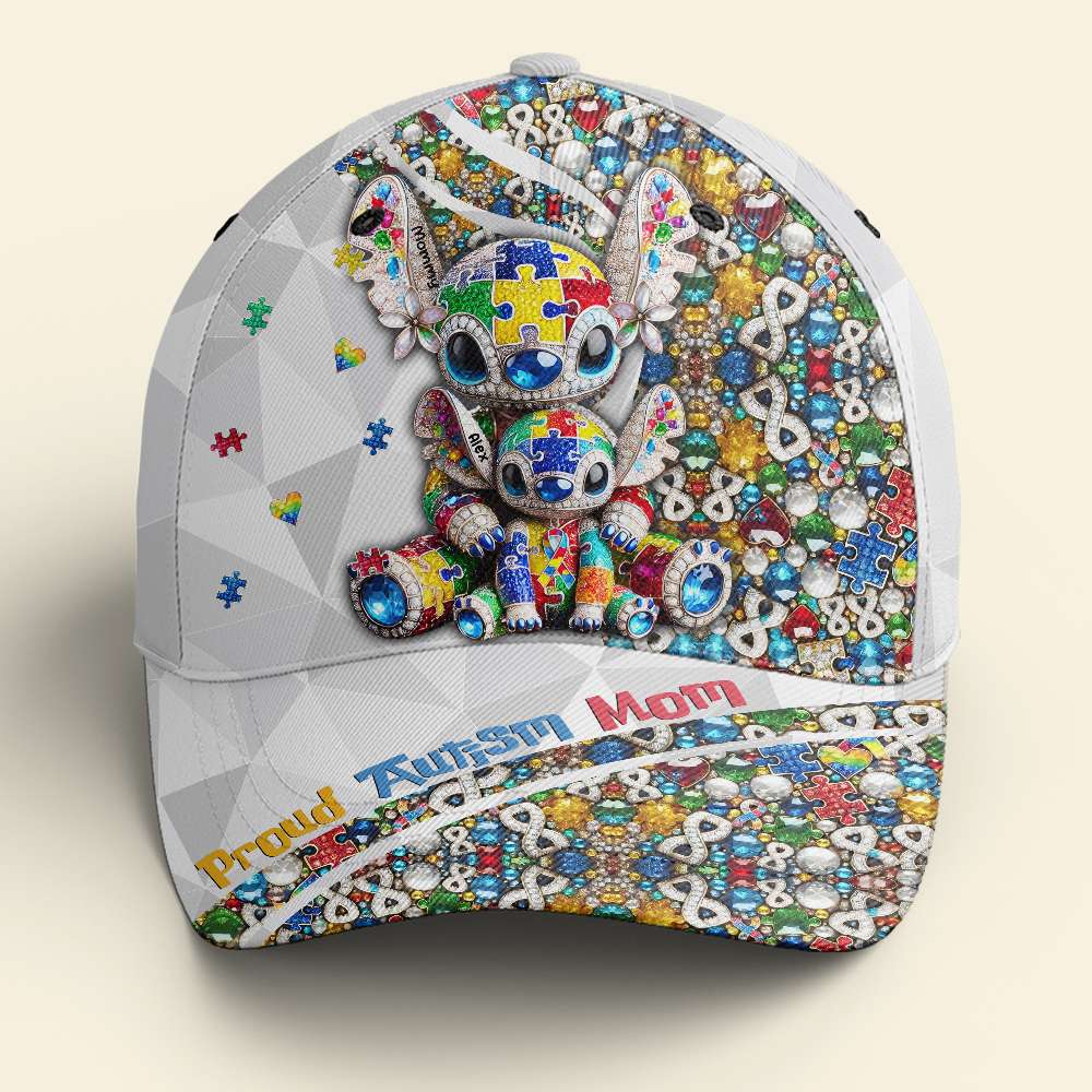 Personalized Gifts For Autism Mom Classic Cap, Cute Character 02TGMH210325-Homacus