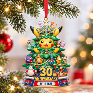 30th Anniversary Acrylic Christmas Ornament - Personalized Gifts For Game Lovers 06TYQN170926