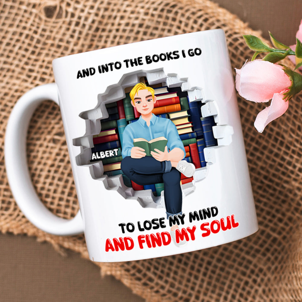 Personalized Gifts For Book Lovers Coffee Mug Reading Book Girl 03KALU040125PA-Homacus