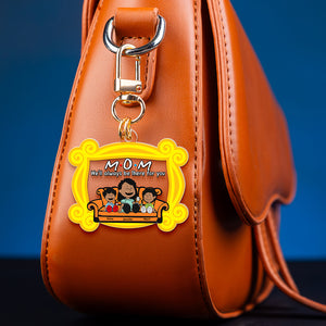 Sitting Mom Keychain Personalized Gifts For Mom 02KAQN190325PA-Homacus