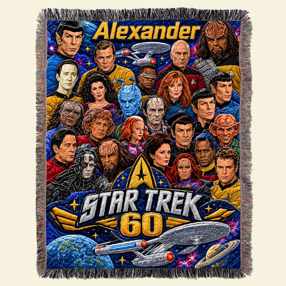 60th Anniversary Blanket - Personalized Gifts For Christmas Woven Blanket 04HUDT021026-Homacus