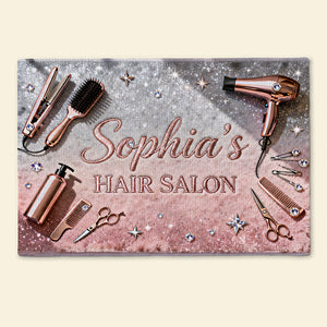 Hair Salon Doormat - Personalized Gifts For Hairstylist Doormat 05NAQN280226-Homacus
